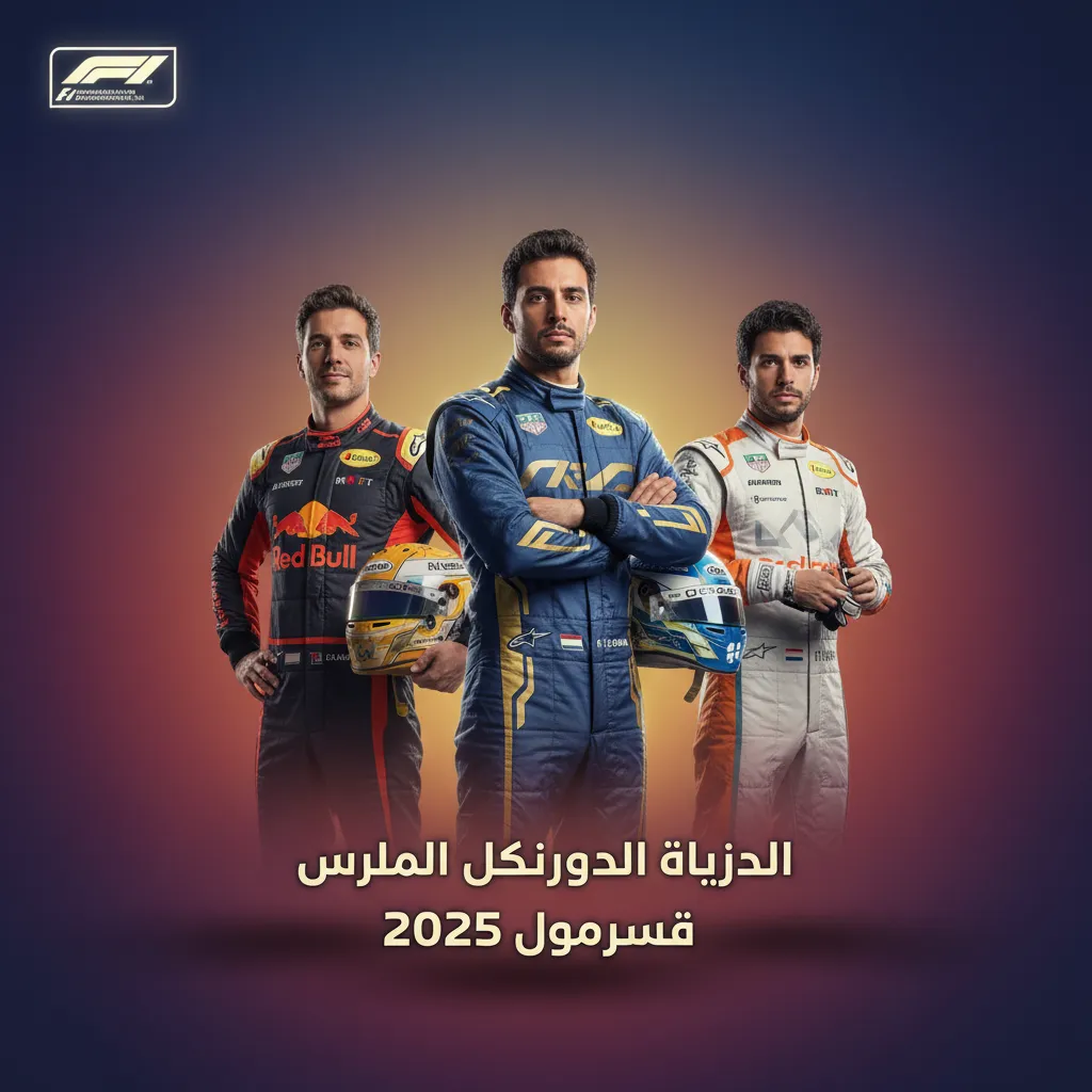 جدول فرق وسائقين فورمولا 1 لموسم 2025، يوضح تشكيلات كل فريق مع عرض احتمالات لقب العالم مباشرة على 1win.