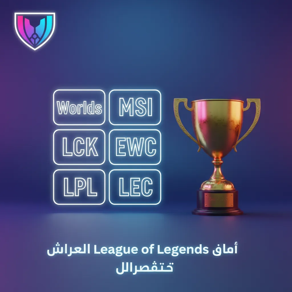 أهم بطولات League of Legends للمراهنة: Worlds، MSI، EWC، LCK، LPL، LEC