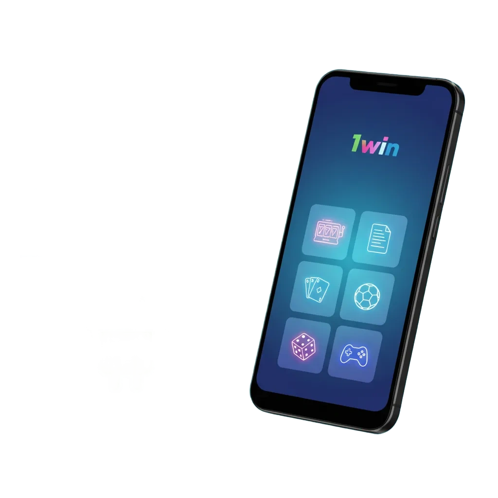 لقطة شاشة لتطبيق 1win على أندرويد تعرض مراهنات وألعاب كازينو، تنزيل APK مجاني وأداء ثابت للشاشات الصغيرة